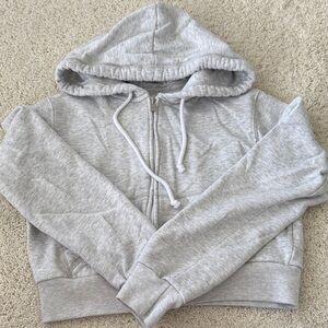 Hollister Light Gray Women's Hoodie